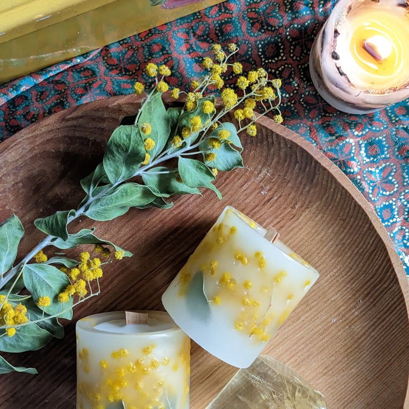 ミモザ キャンドル XS（Φ約5×H5cm） | uki_apotheke STORE