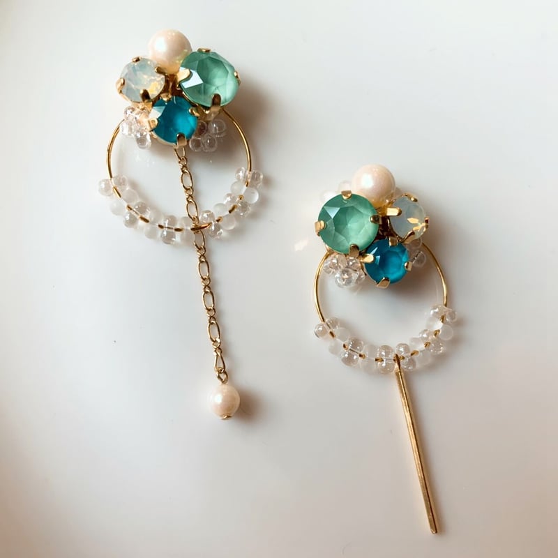 The Retro pop! 〜サイダー』（グリーン×アイスブルー）スワロフスキー