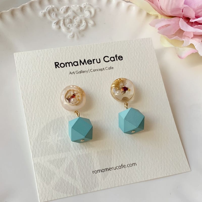 264 モウモウビーズの変わりピアス 空もよう 2 ピアス：gargle（ガーグル） - gargle online