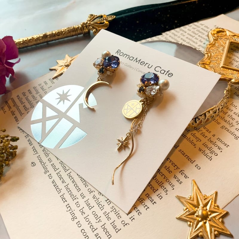 ローマングラス2weyピアスチャーム ローマングラス2weyピアスチャーム