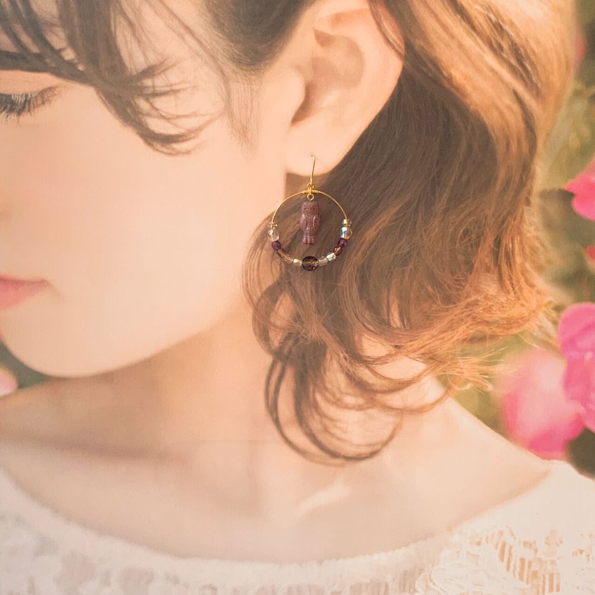 TempleOfTheSun★Palas Chandelier シャンデリアピアス ふくろう fit=scale-down,w=1200