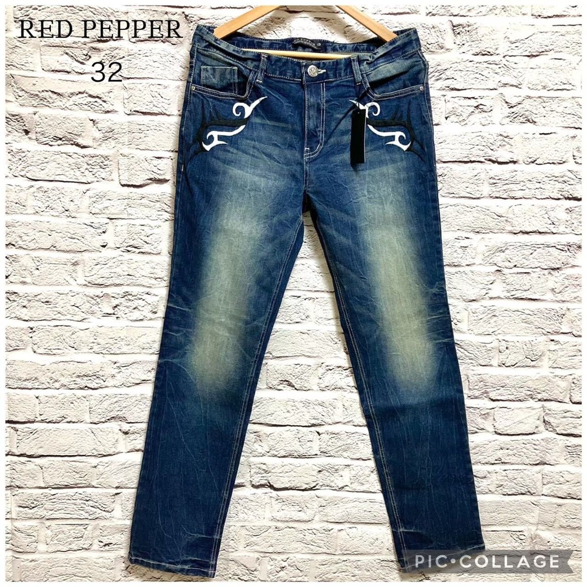 未使用】32インチ REDPEPPER デニム セミストレート | Canaan