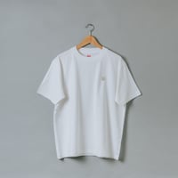 稲とアガベTシャツ　刺繍　黒/白