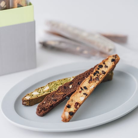 ソイビスコッティ20本入（プレーン8本入・抹茶6本入・ココア6本入)