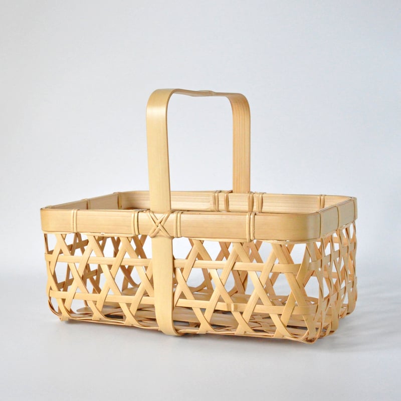 六つ目編みバスケット | 竹友工房