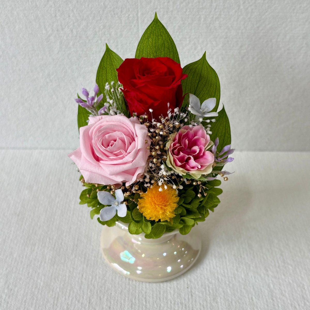 お供え花 】仏花（赤・ピンク系） | アトリエCITRINE