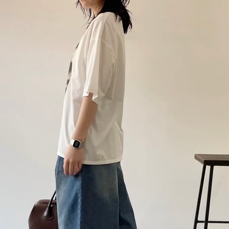 フォトルーズTシャツ/ホワイト