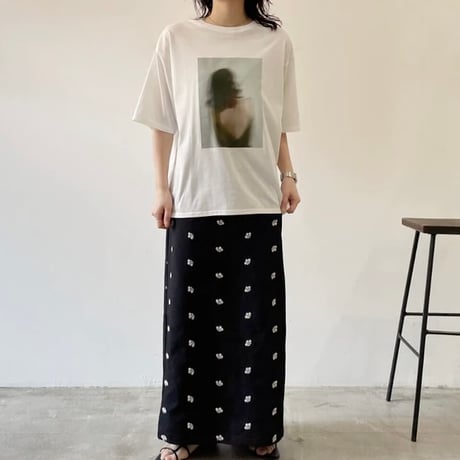 フォトルーズTシャツ/ホワイト