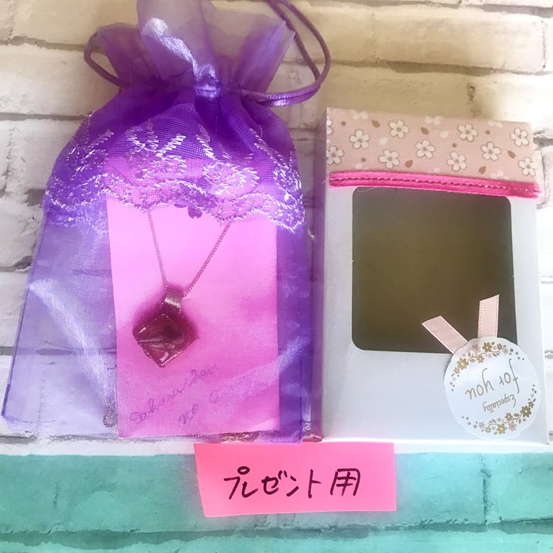 激レアクロスカラーズネックレス クロスフラワー 秋のten colorネックレス（赤色） | SAKURACHAN