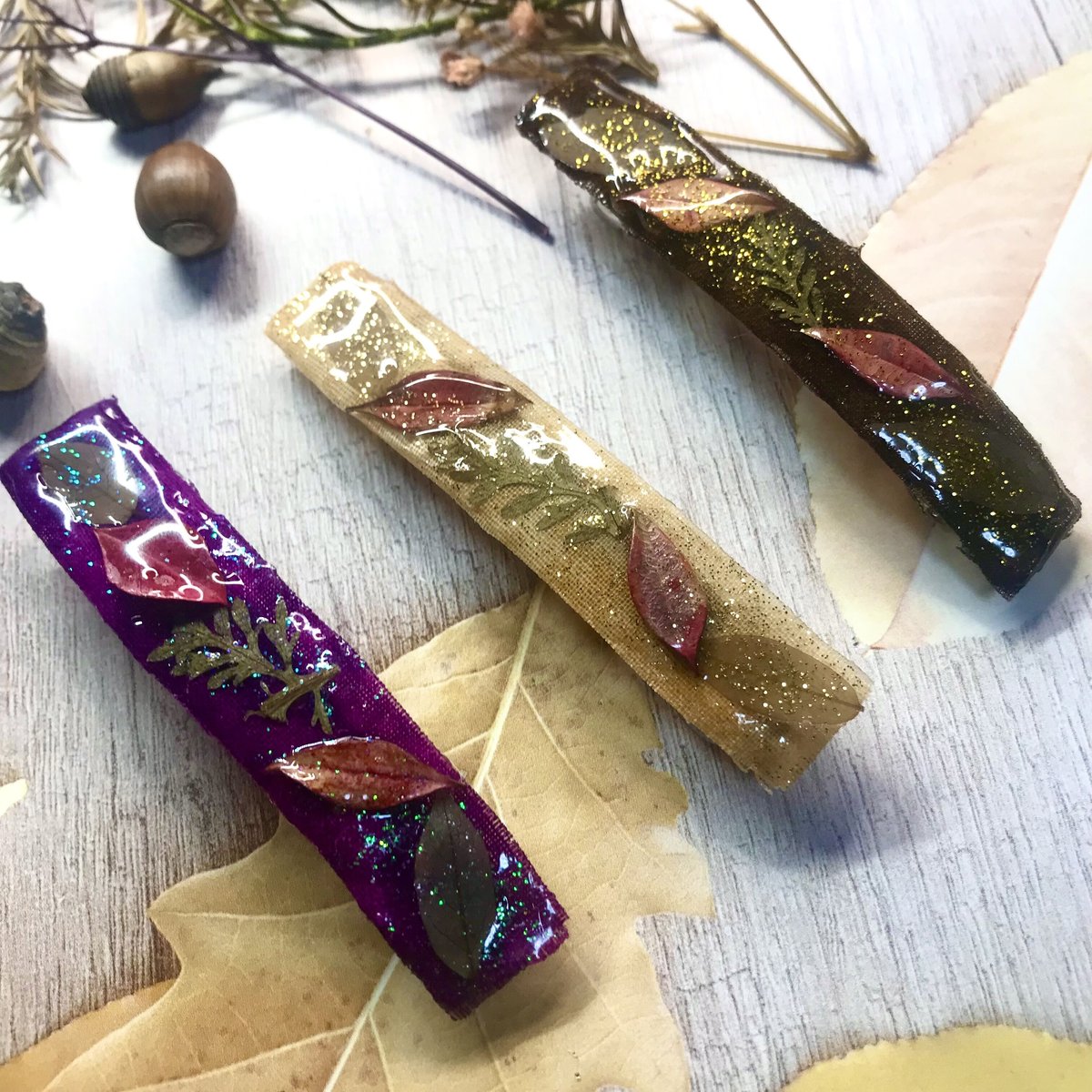 ハチ　赤めのうの秋色バレッタ　バー97 ハチ様専用 赤めのうの秋色バレッタ バー97 バレッタ 紅葉