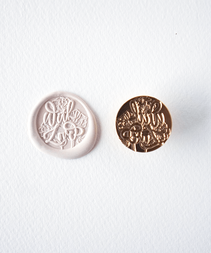 Flōra オリジナルシーリングスタンプ【With Love / スイートピー