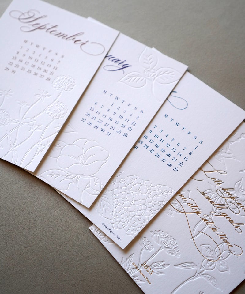 Flōra オリジナルカレンダー 2025 | Flōra Paperie Tokyo