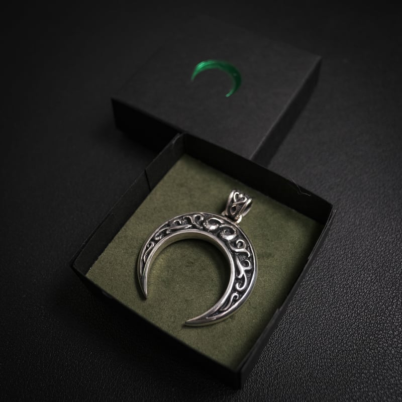 MWMOON Silver Pendant Top | Mwmoth's STORE