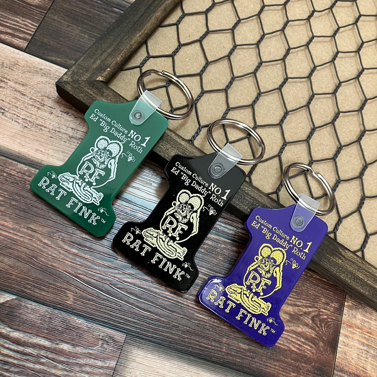 ラットフィンク　キーホルダー10個セット 即納】 キーホルダー ラットフィンク RATFINK ハンバーガー