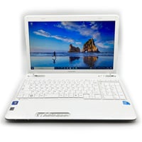 TOSHIBA　美品　艶ホワイト　ノートパソコン