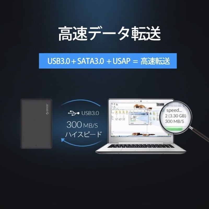 320GB】ポータブルHDD 外付け コンパクト 持ち運び楽々♪ | 【 PC