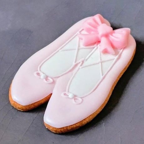 【名入れ可能】バレエシューズ　クッキー