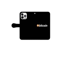 BTC(手帳型携帯ケース)ビットコイン