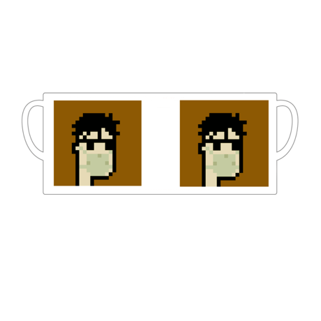 NFT (仮想通貨マグカップ) ドット絵