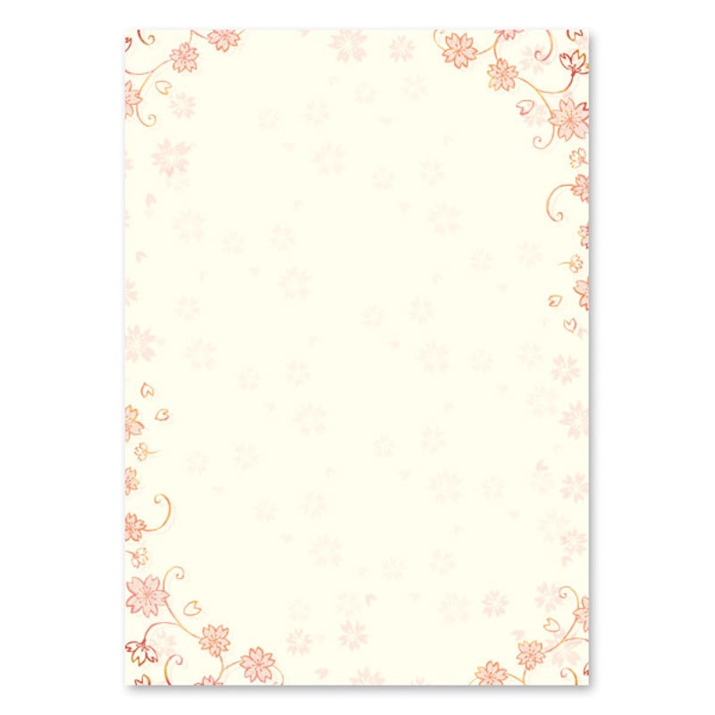 A4デザイン用紙 077 さくら | パピアプラッツオンラインショップ