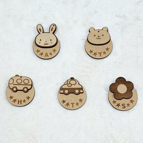 名入れキーホルダー ネームタグ 木製キーホルダー ドッグタグ お名前入り 卒業 卒部 入学 入園 出産祝い プレゼント