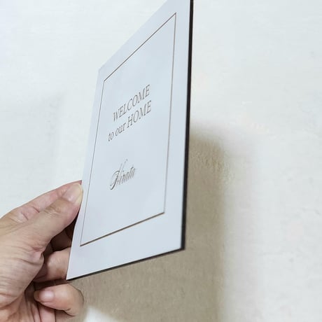 ウエルカムプレート おしゃれ 韓国インテリア 玄関 ショップ看板 木製ボード ショップ用 ハンドメイドイベント什器