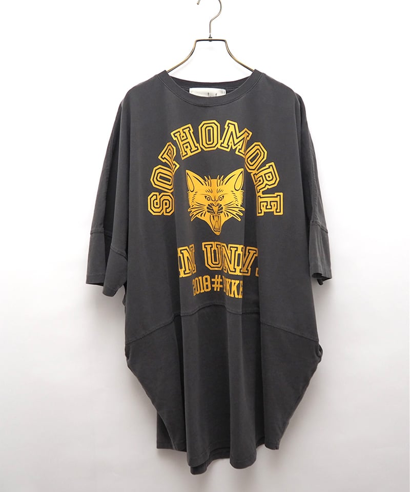 Pokke天竺ピグメントTシャツ／SOPHOMORE [44229235] | pokke'