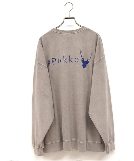 #Pokke  ケミカル加工サイドポケットL/S TEE[45329013]