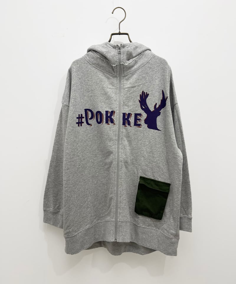 Pokke プリントZIPパーカー[44128501] | pokke's online