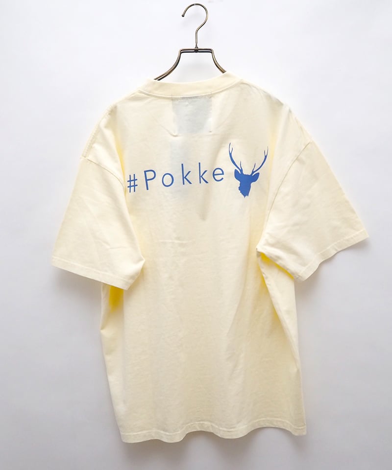 PokkeピグメントプリントTシャツ [44229422] | pokke's online