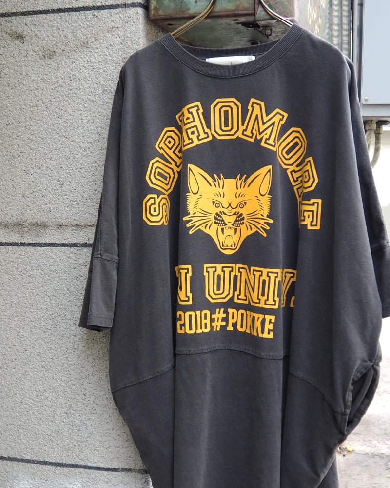Pokke天竺ピグメントTシャツ／SOPHOMORE [44229235] | pokke'