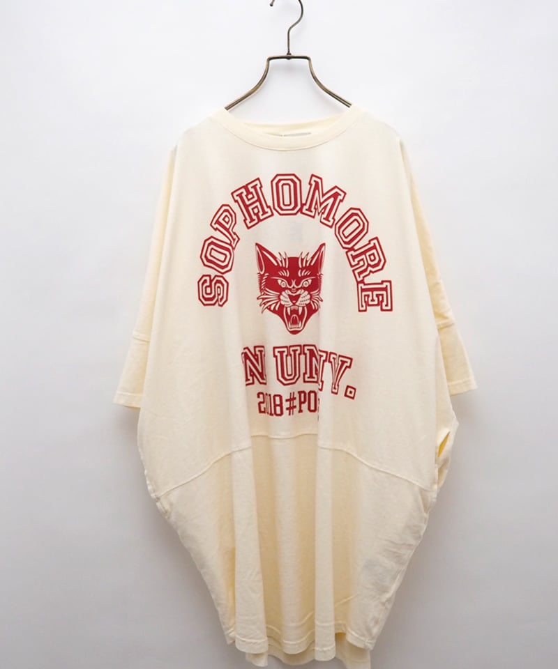 Pokke天竺ピグメントTシャツ／SOPHOMORE [44229235] | pokke'