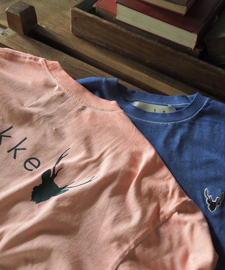 #Pokke ダート加工刺繍TEE