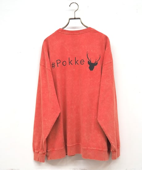 #Pokke  ケミカル加工サイドポケットL/S TEE[45329013]
