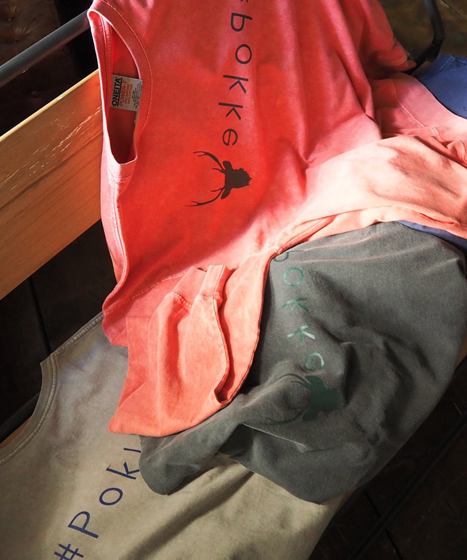 #Pokke ケミカル加工サイドポケットL/S TEE