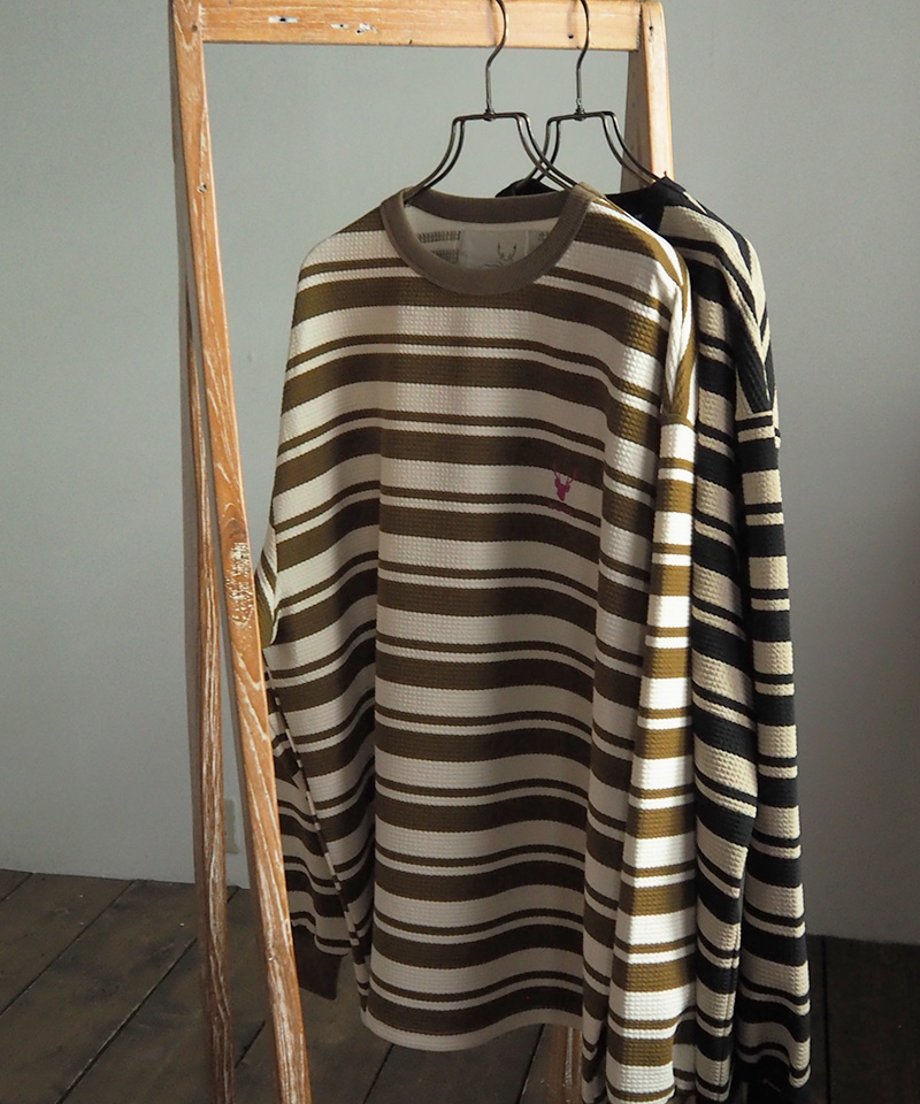 #Pokke ボーダー LS TEE