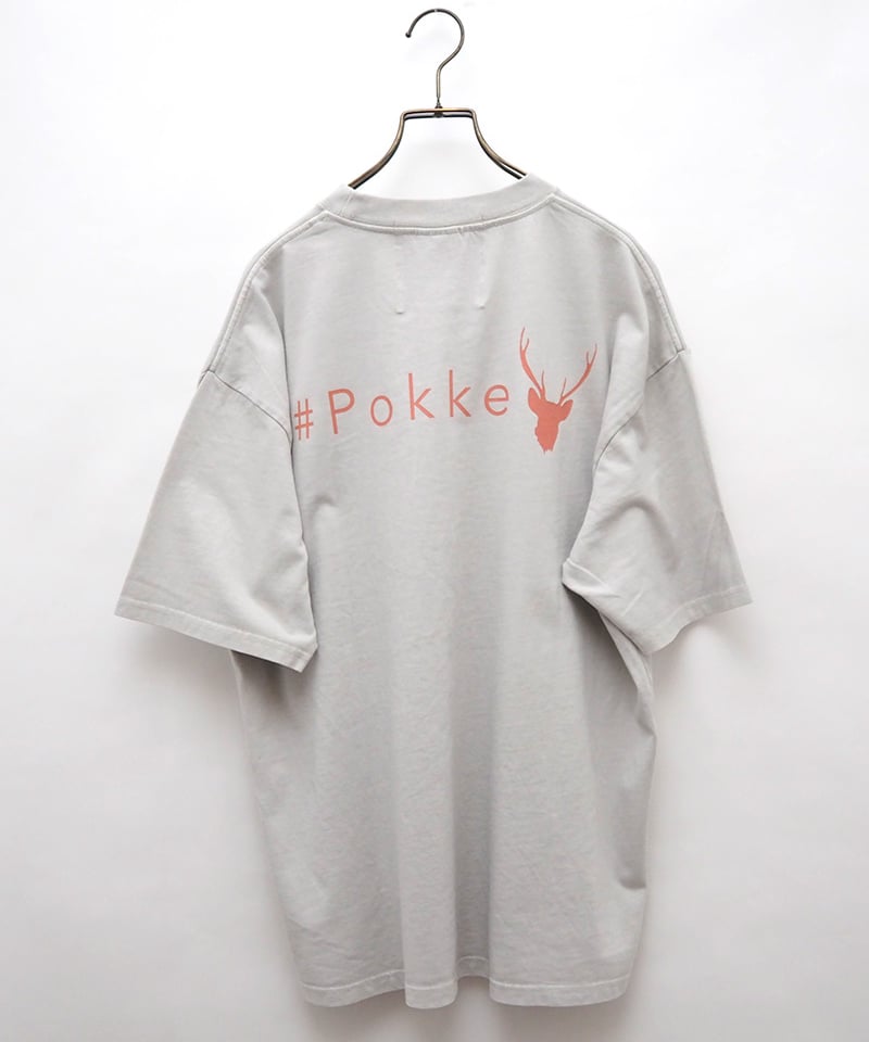 PokkeピグメントプリントTシャツ [44229422] | pokke's online