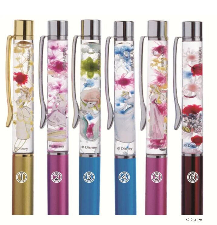 プリンセスシリーズ ハーバリウムボールペン ディズニープリンセスハーバリウムボールペン | soundspice