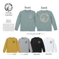 2024 FW  5.6oz L/S-shirts / Hand sign