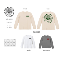 2023 FW 5.6oz L/S-shirts / With nature