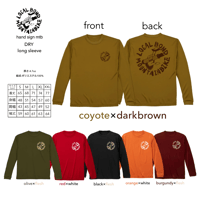 2024 FW  4.7oz  DRY L/S-shirts / Hand sign MTB