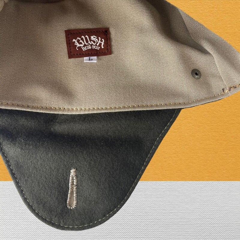 BUSH headgear collab / Wool 100% walterproof Sn BUSH headgear collab / Wool 100% walterproof Sn
