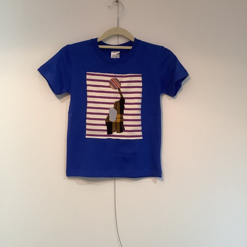 オリジナル 手縫いパッチワークTシャツ（size120) | 5up