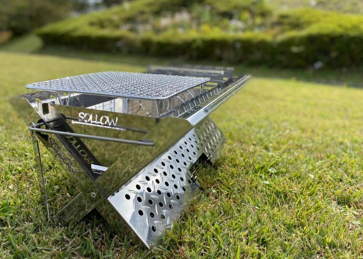 未使用品】焚火台SOLLOW'z GRILL 焚き火台 「SOLLOW'z GRILL