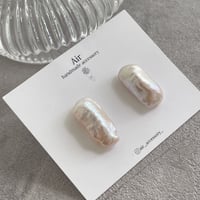 一点もの/一粒淡水パールピアス