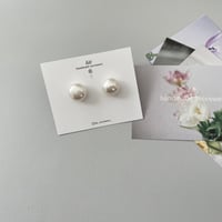 一粒淡水パールのピアス
