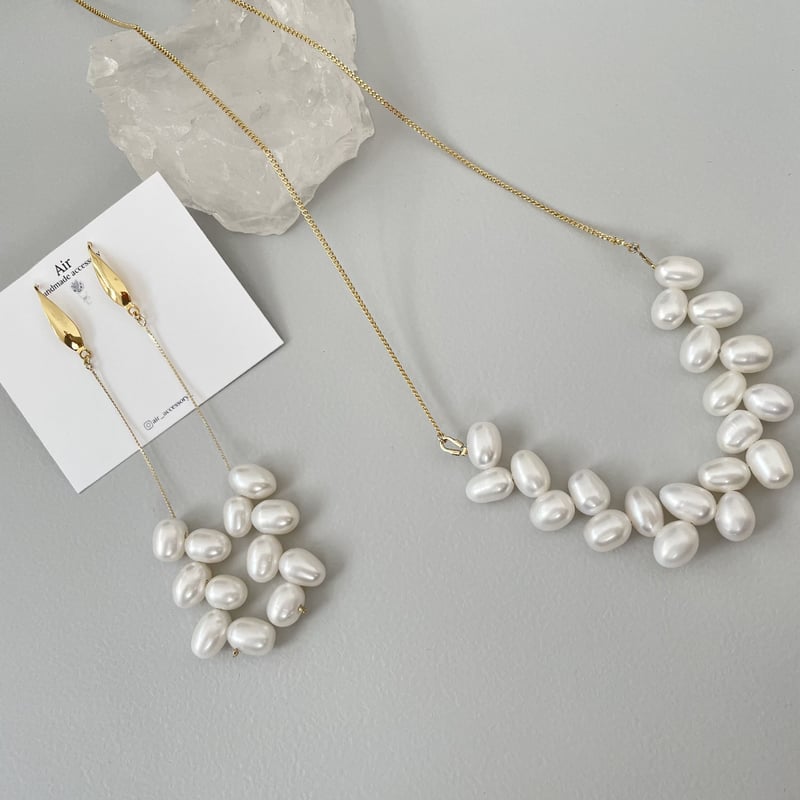 淡水パールのネックレス | Air handmade accessory 淡水パールのネックレス | Air handmade accessory