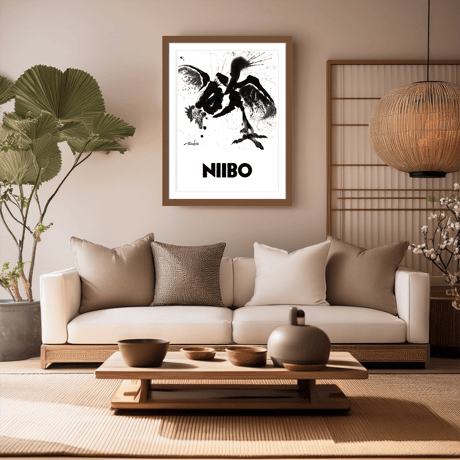 Art Poster “欲×軍鶏”