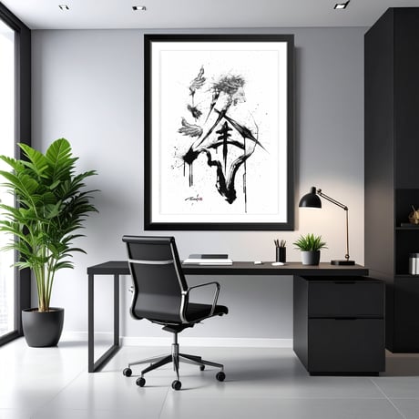 Art Poster “逢×獅子”