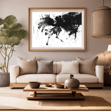 Art Poster “Ostrich”